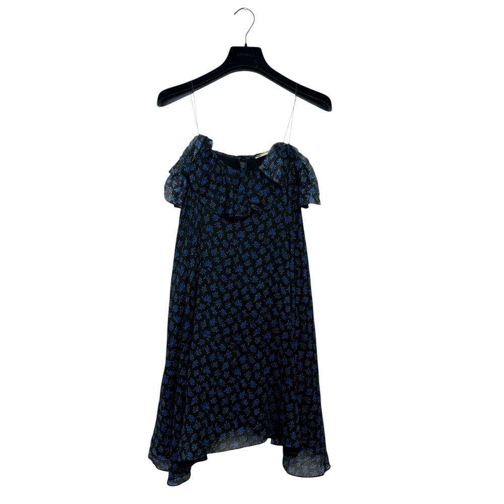 Saint Laurent Fall 2013 Hedi Slimane Floral Silk Slip Dress 36 EU 4 US YSL - Picture 4 of 8